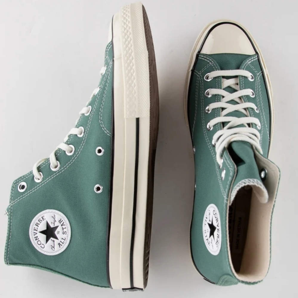 Converse Chuck Taylor 70 High-Top Sneakers Turquoise Teal Seafoam Green Size 7/9 - Picture 3 of 7